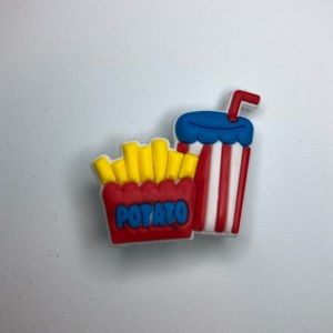 5/$10 Fries and drinks crocs charm/jibbitz